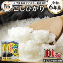 【ふるさと納税】茨城県 筑西市産 コシヒカリ 10kg ( 選べる お届け回数 ) 5kg × 2袋 令和6年産 三ツ星 マイスター 米 コメ こしひかり 単一米 精米