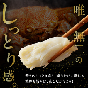 北海道産活蒸し毛蟹約600g×1尾【er001-086】