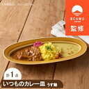 【ふるさと納税】【BEAMS JAPAN監修】 miyama.のカレーのうつわ　いつものカレー皿　 うす飴【1456264】