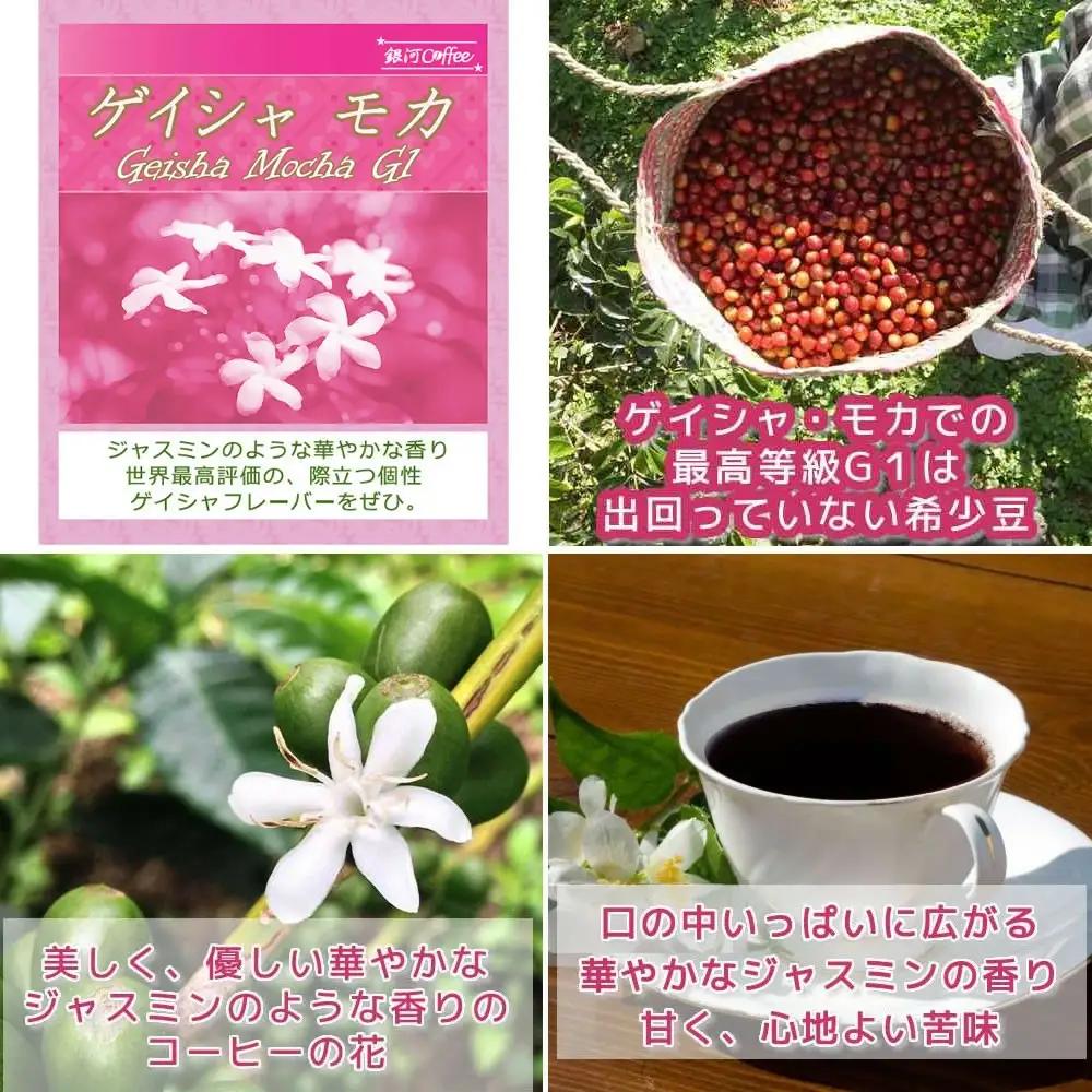 【12203-0103】生涯で飲みたい 世界３大珈琲(豆のまま)100g×3種 銀河コーヒー 