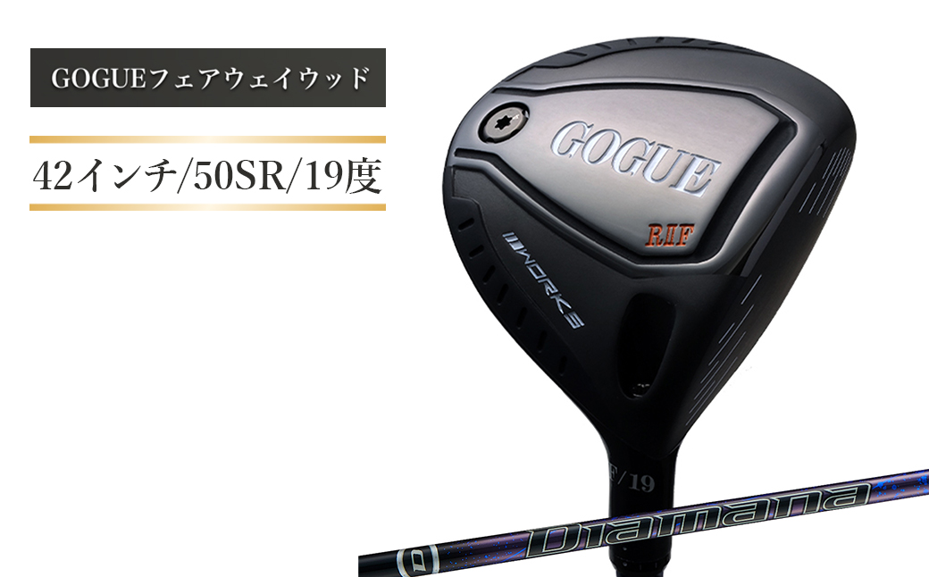 ワークスゴルフ GOGUE R2フェアウェイウッド 5W Diamana for DRACONシャフト（50SR）