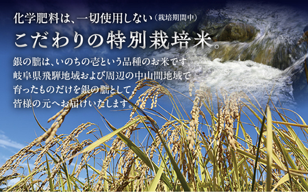 新米予受付【定期便】5kg×12回【2025年産米】銀の朏≪テレビで紹介!!幻の米≫ 皇室献上米 化学肥料不使用 いのちの壱 5キロ×12か月（計 60キロ）定期 精米 お米 令和7年産 銀のみかづき