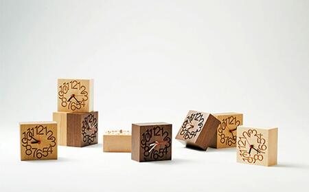 旭川家具　コサイン　MUKU時計（小）メープル|時計_00637