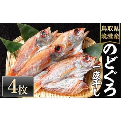 ふるさと納税 境港市 &lt;数量限定&gt;のどぐろ一夜干し(4枚)