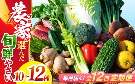 【12回定期便】【訳あり】高知県産 土佐季節の野菜詰め合せセット/ 野菜 定期 高知【香稜苑】[ATBQ012] 