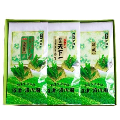 ふるさと納税 沼津市 静岡銘茶三撰 「薮北天下一」「山峡の里」「清風」(各100g) 詰め合わせ