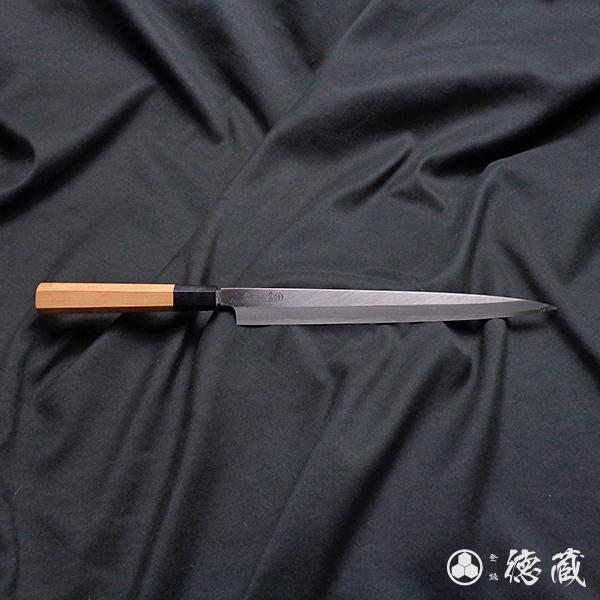 【ふるさと納税】土佐打ち刃物 フグ引き包丁 270mm /片刃 上白鋼 イチイ八角柄 徳蔵オリジナル 包丁 縁起物 刃 キッチン ギフト【27005】【グレイジア株式会社】[ATAC088]