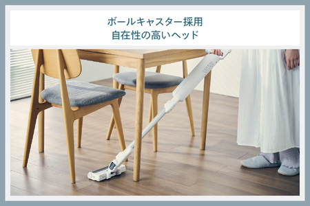 コードレススティック型クリーナー ホワイト(ETC-EB65W)