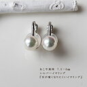 【ふるさと納税】 真珠 7.5～8mm イヤリング アクセサリー パール シルバー 伊勢志摩 志摩 ギフト アコヤ真珠 母の日 ホワイトデー クリスマス 入学式 卒業式 成人式 結婚式 / 志摩産 あこや真珠 7.5-8.0mm 耳が痛くなりにくいイヤリング