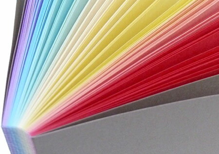 【ふるさと納税】A6*虹色ソフトノート　寒冷紗仕立てジャケット付【005-03】｜A6ノート 虹色ソフトノート 寒冷紗ジャケット付 美篶堂 文庫サイズ ソフトカバー ノート 無地 104枚 伊那市 長野県 ふるさと納税