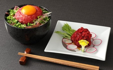 鮮馬刺し ユッケ ネギトロ セット 1kg 馬刺し