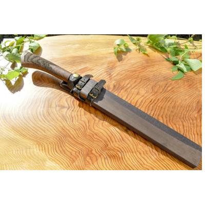 ふるさと納税 南国市 【フロンティア剣鉈 両刃 300】土佐オリジナル白鋼/チェッカー柄 |  | 02