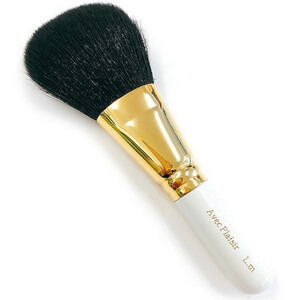 熊野化粧筆 3Dフェイスブラシ(ショート軸)【メイクブラシ 化粧筆 フェイスブラシ 仕上げ 立体感 透明感 ツヤ感 熊野筆 伝統工芸 職人技 高級筆】 23-78