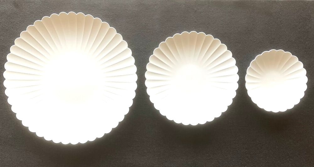 
            【セット】1616/arita japanパレスプレート(gray) 3枚セット<220×1，160×1，110×1>
          