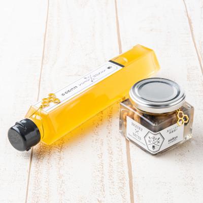 ふるさと納税 宇陀市 【むろうはちみつ】蜂蜜ゆずドリンク(希釈原液)&amp;黒豆とくるみの蜂蜜漬け 砂糖不使用 柚子 シロップ