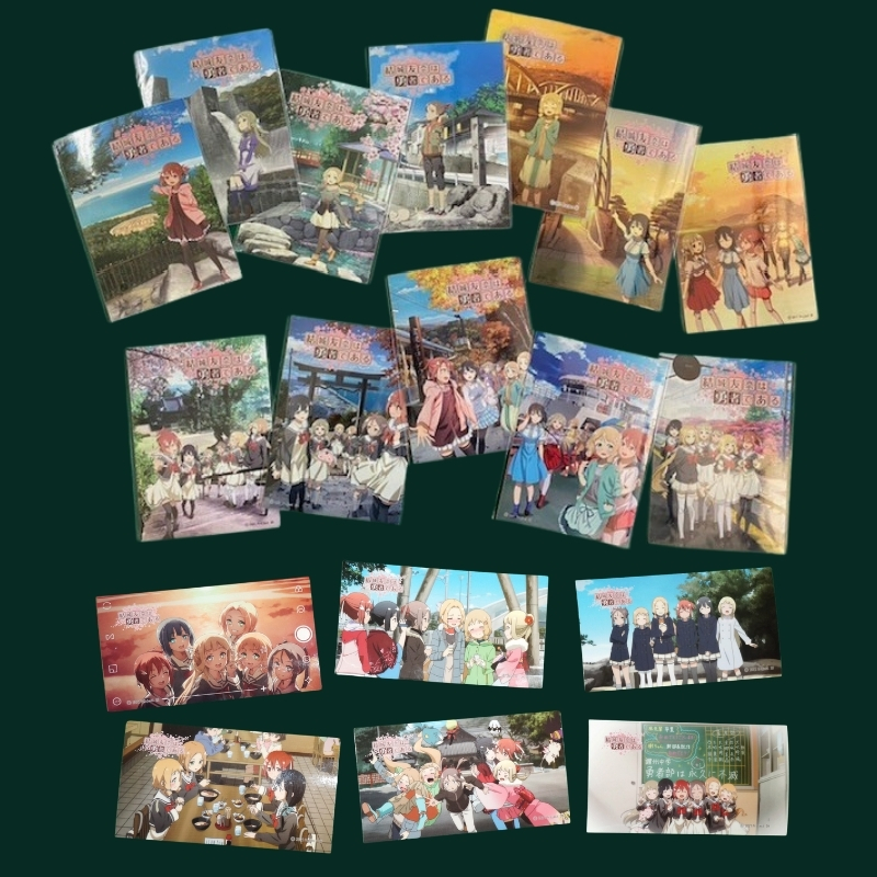 アニメ「結城友奈は勇者である」 公式グッズ 「勇者部観音寺ステッカーフルコンプ12種」+「まちあるきステッカー6種」