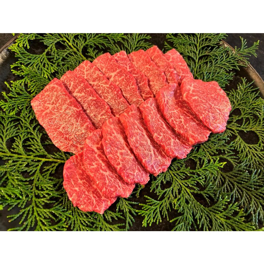 ＜古里精肉店＞「飛騨牛」A5等級　焼き肉用（ランプ）300g