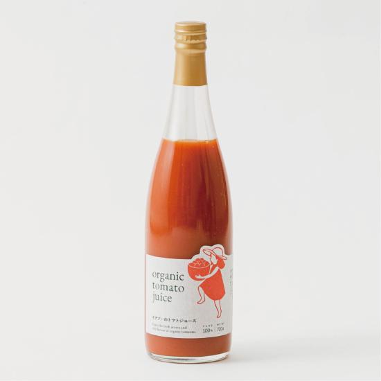 有機トマトジュース(720g×4本) トマト トマトジュース ジュース 北海道産 有機JAS認証トマト 無塩 保存料無添加 甘味 酸味 ギフト プレゼント 【イナゾーファーム】【D7070】
