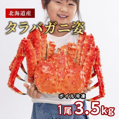 ふるさと納税 旭川市 北海道産タラバガニ姿　1尾 3.5kg(冷凍)_00590