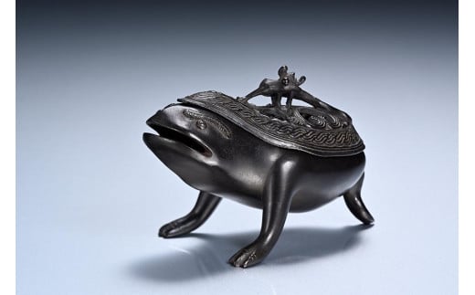 【清課堂】三足の蛙 銅・香炉