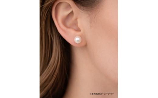 アコヤ真珠 スタッドピアス 7.5mm【1733522】