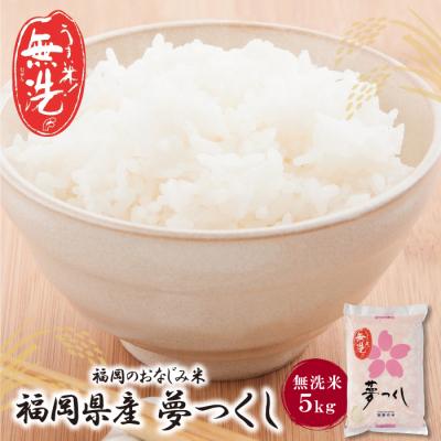 ふるさと納税 福智町 無洗米 夢つくし5kg