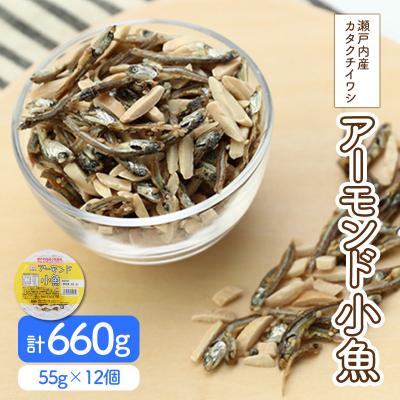 ふるさと納税 松前町 アーモンド小魚 55g × 12個 【OGY002】