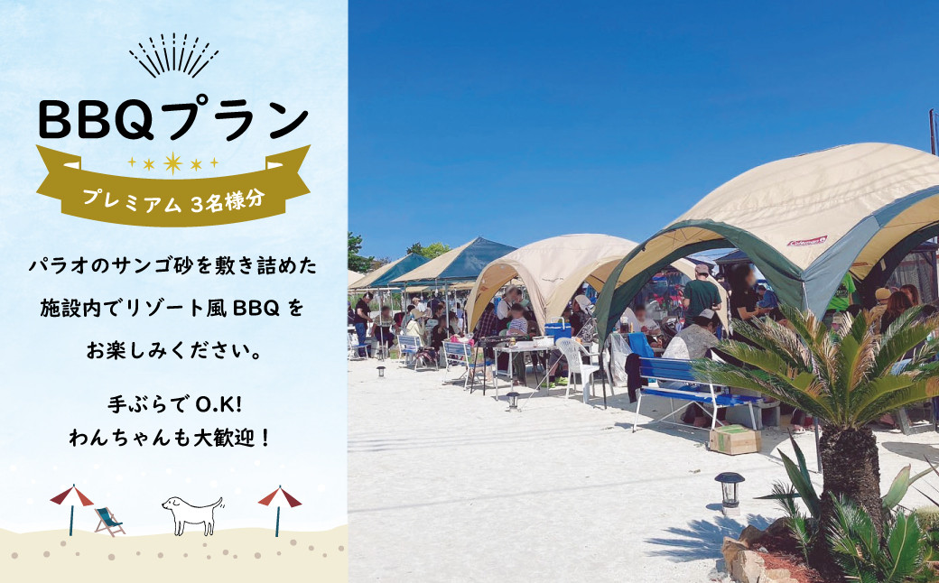 
BBQチケット　プレミアム　3名様分
