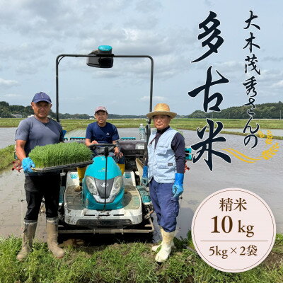 【ふるさと納税】多古米セレクション　大木茂秀さんの多古米コシヒカリ　精米10kg　令和7年産【配送不可地域：離島】【1655264】