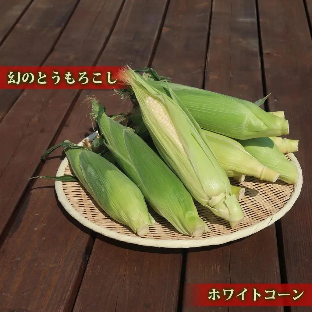 とうもろこし 富良野産 ホワイトショコラ 2Lサイズ とうもろこし【10本】