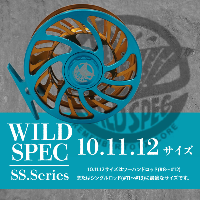 Wild Spec/SS.Series シアンブルー×ゴールド  【10.11.12サイズ】