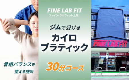 カイロプラティック施術30分 【FINE LAB FIT】 | カイロプラクティック 骨格 バランス メンテナス リフレッシュ 埼玉県 上尾市 