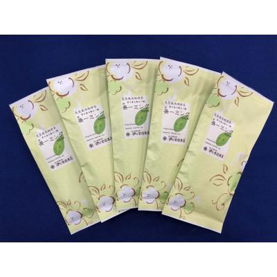 ふるさと納税 坂東市 のぐち園本店の　「芽も茎も粉も一緒　茶ーミング(登録商標)」荒茶風高級緑茶500g入(100g5袋)