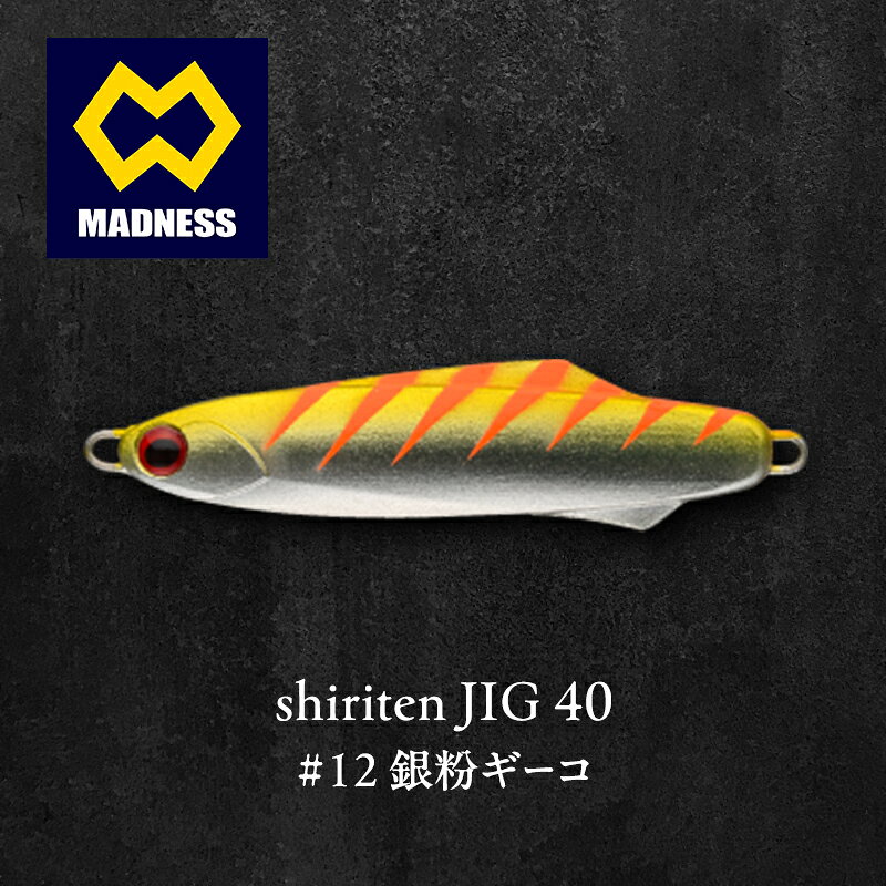 【ふるさと納税】銀粉ギーコ shiriten 40 JIG #12 シリコンソリッドボディ スローシンキング キャスティング タダ巻き対応 サイレントボディ アシストフック推奨 京都府京田辺市