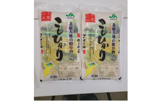 令和6年産 新米 コシヒカリ精米5kg×2入【千葉県神崎町産】[001-a004]