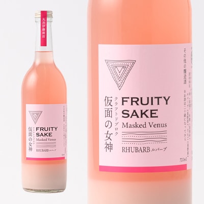 仮面の女神 クラフトドブロク りんご・もも・ルバーブ(720ml×各1本)　信州味噌の丸井伊藤商店