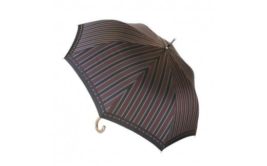 
                  槙田商店【紳士長傘】Tie Stripe×Plain ワイン
                