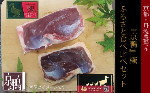 【2024年8月以降順次発送】『京鴨』極　ふるさと食べ比べセット（京都・丹波農場産）【 鴨ロース 鴨肉 鴨 カモ 鴨鍋 鴨そば 鴨南蛮 】　[015YN006]