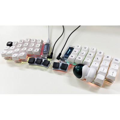 ふるさと納税 飛騨市 トラックボール付き40%左右分割キーボードキット Keyball44 |  | 01