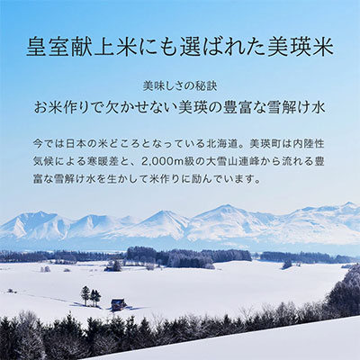 【先行予約】<令和8年産 >ななつぼし 2kg × 5ヶ月定期便 『皇室献上米 特A』皇室献上米に選ばれた美瑛米 !JAびえい | 新米 令和8年 米 お米 こめ コメ 2kg 5か月 5カ月 ブラン