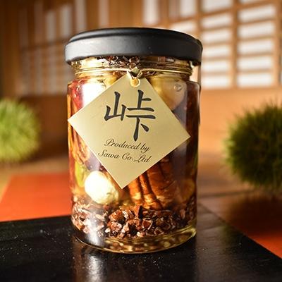 ふるさと納税 高野町 ナッツの蜂蜜漬【峠プレミアム　爛(RAN)】〜熊野古道　峠の蜂蜜×ナッツ(高野町)