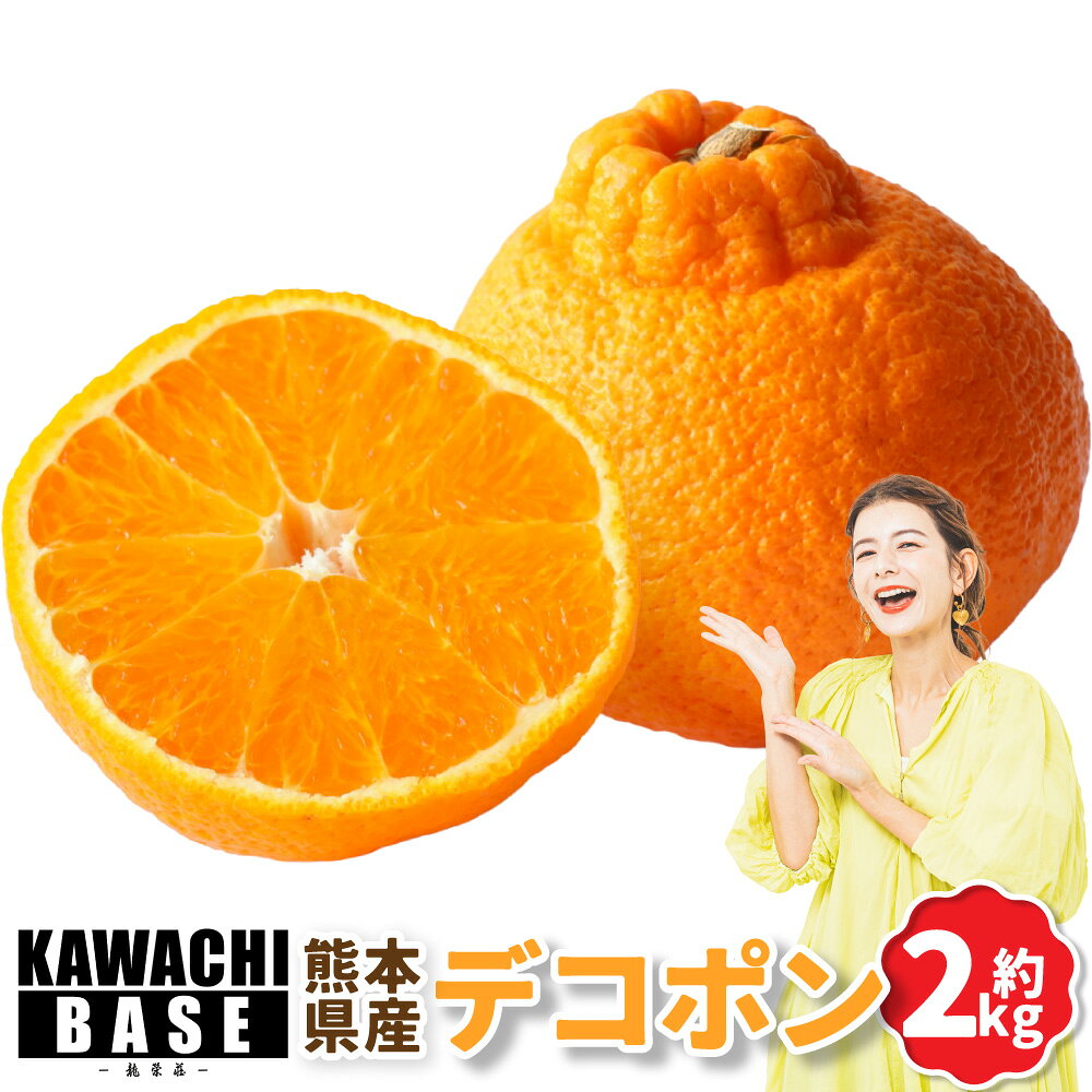 【ふるさと納税】熊本県産 デコポン 2kg ｜みかん ミカン でこぽん 柑橘 果実 フルーツ 果物 常温配送 九州 熊本県 送料無料 【2027年3月上旬発送開始】