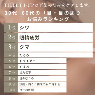 ふるさと納税 川崎市 たるみやシワ、クマをケアしてぱっちりとした印象に。【TILLET I-UP White】 |  | 02