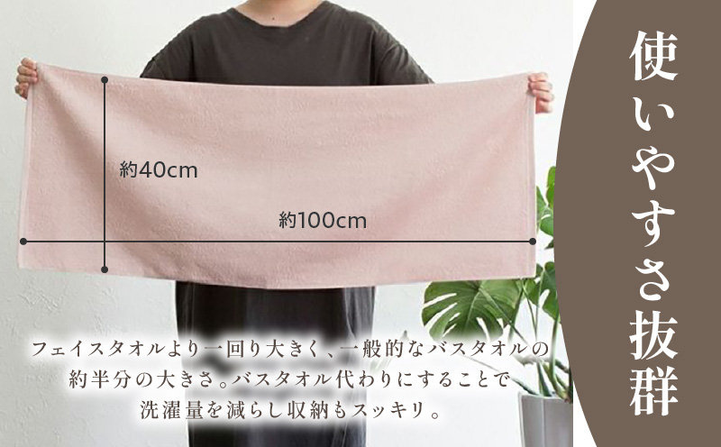 【スピード発送】ラージフェイスタオル 6枚セット（グレー） 【フェイスタオル 以上 バスタオル 未満 泉州タオル 吸水 普段使い シンプル 日用品 たおる】 G2616
