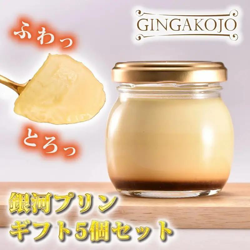 プリン 銀河プリン キャラメル 濃厚 スイーツ プリン【5個セット】