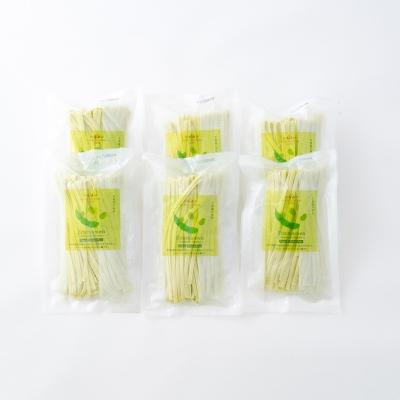 ふるさと納税 大館市 朝採れ枝豆と減農薬米でつくった「えだまめん(米麺)」