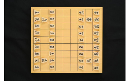 06M8004　将棋駒と将棋盤のセット(彫り駒・1寸盤)