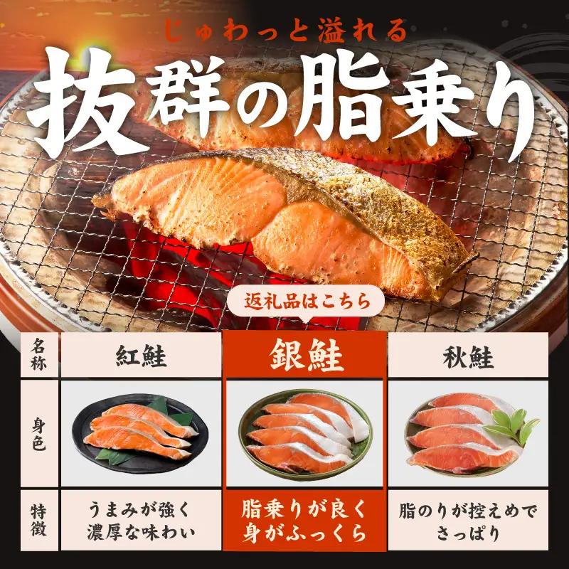 【定期便】厚切り銀鮭 切り身 2kg(約14切れ)×全6回 銀鮭 訳あり 規格外
