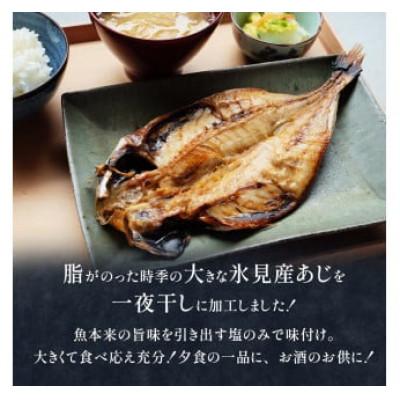 ふるさと納税 氷見市 【2ヵ月毎定期便】【訳あり】あじの干物(約30cm)6枚全6回 |  | 01