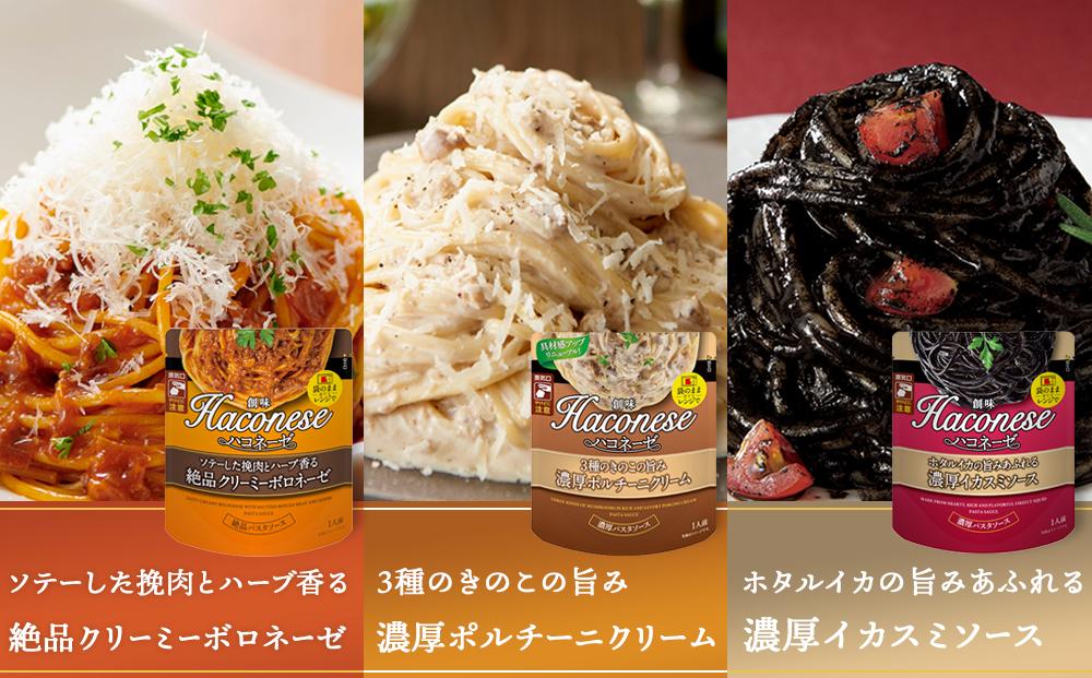 【創味】ハコネーゼ全9種 9個セット ［ 京都 創味 プロ仕様 レトルト パスタソース 全9種はレア 簡単 時短 おいしい 人気 おすすめ グルメ 洋食 イタリアン レトルト パスタソース 調味料 長期保存 備蓄 お取り寄せ 通販 送料無料 ふるさと納税 ］